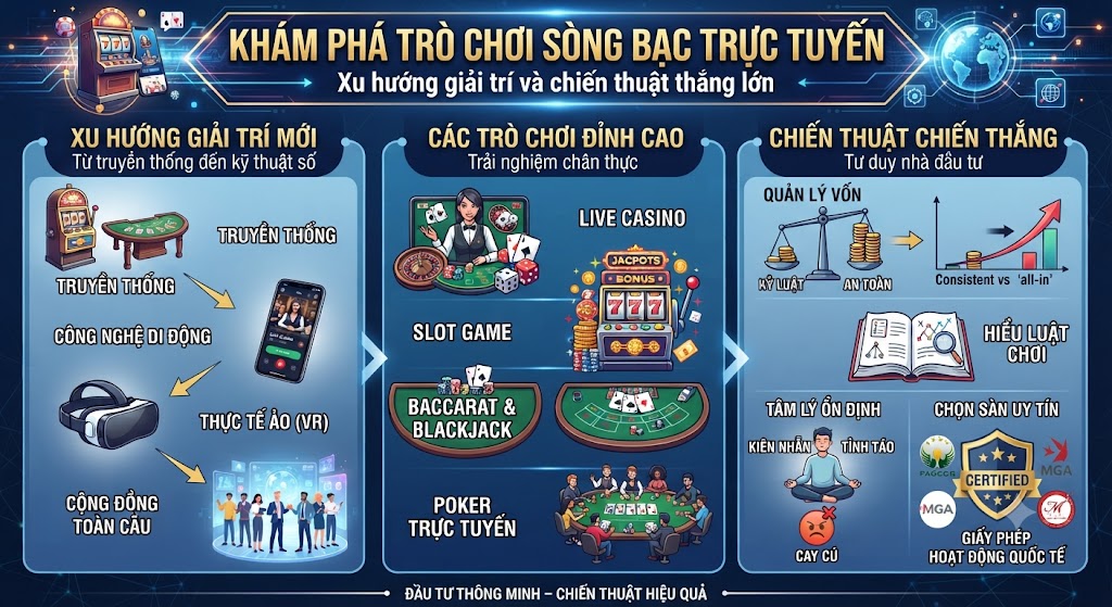 trò chơi sòng bạc trực tuyến