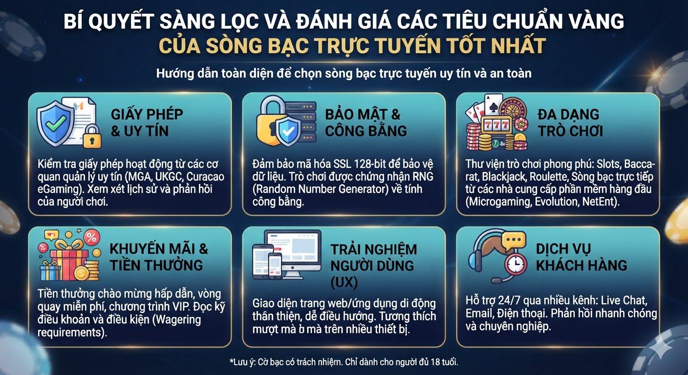 sòng bạc trực tuyến tốt nhất